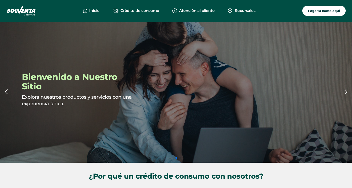 Spin Solventa Web screenshot